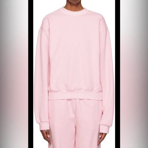 SKIMS Tops - Skims holt renfrew oversized Women's Pink Sweatshirt medium Kim kardashian